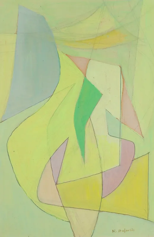 Henryk Stażewski, KOMPOZYCJA ABSTRAKCYJNA, 1956