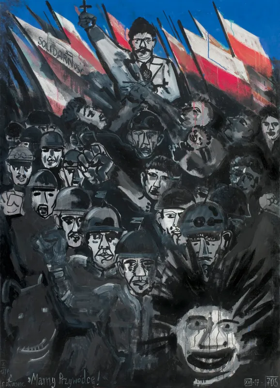 Edward Dwurnik, MAMY PRZYWÓDCĘ!, 1980