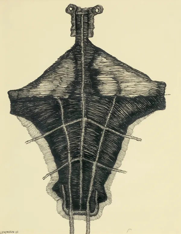 Jan Lebenstein, FIGURA OSIOWA, 1960