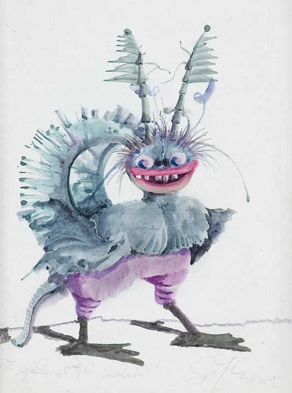 Stanisław Jerzy Suder, Z cyklu "Ptaki-cudaki", 1985