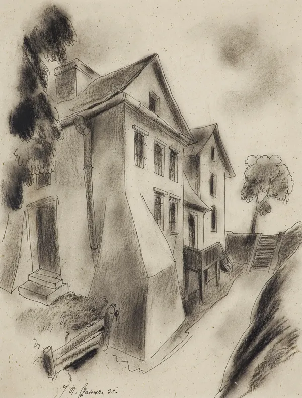 Jan Marcin Szancer, Dom ze skarpami, 1935