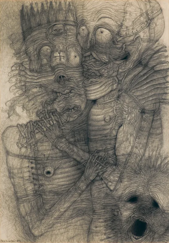 Zdzisław Beksiński, BEZ TYTUŁU, 1969