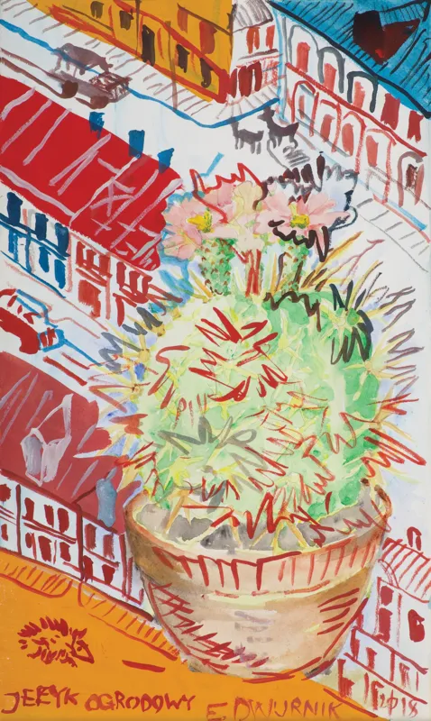 Edward Dwurnik, JEŻYK OGRODOWY, 2018