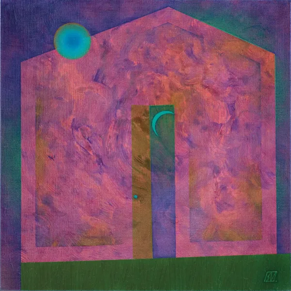 Serge Vasilendiuc, LONELY HOUSE ON A CLIFF, 2020