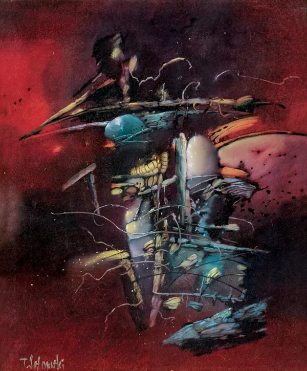 Tomasz Sętowski, PEJZAŻ FANTASTYCZNY, koniec lat 80. XX w.