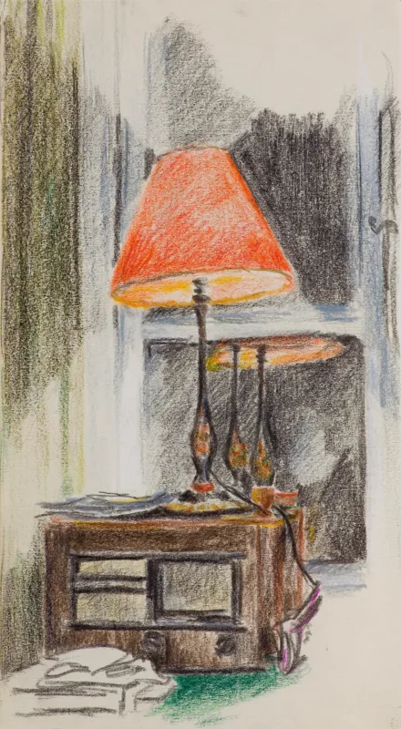 Malarz nieokreślony, POMARAŃCZOWA LAMPA