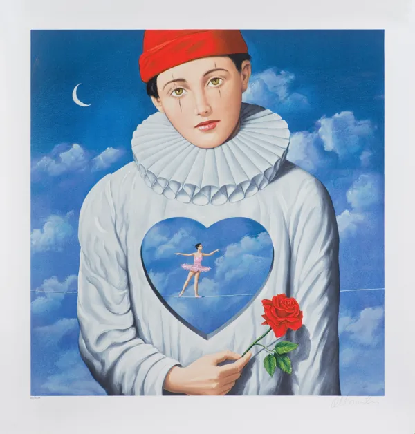 Rafał Olbiński, Zakochany pierrot