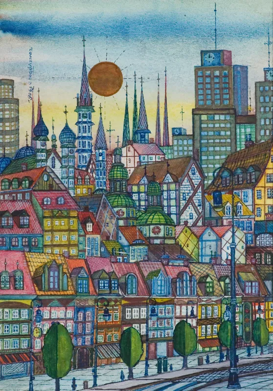 Zygmunt Warczygłowa, Widok miasta, 1986