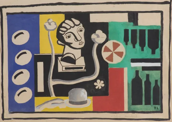 Fernand Leger, Martwa natura z popiersiem
