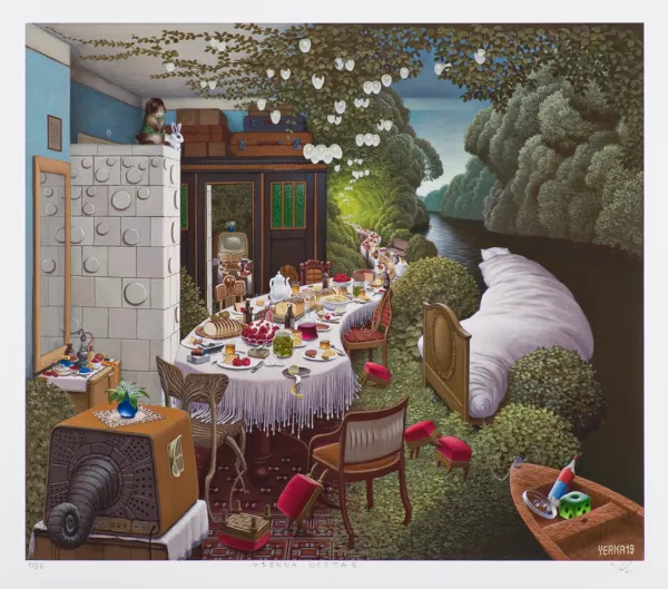 Jacek Yerka, Senna uczta 1/50