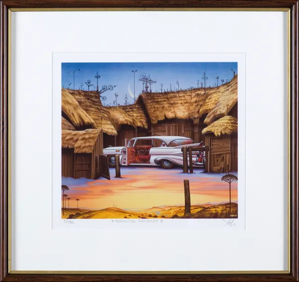 Jacek Yerka, Kosmiczna zagroda 1/100