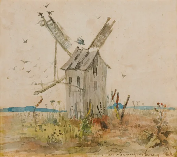 Jan Stanisławski, WIATRAK,  1883