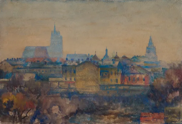 Teodor Grott, WIDOK KRAKOWA, 1911
