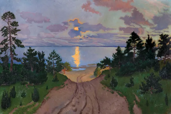 Ludwik  Leszko, JEZIORO W DRYŚWIATACH, 1932