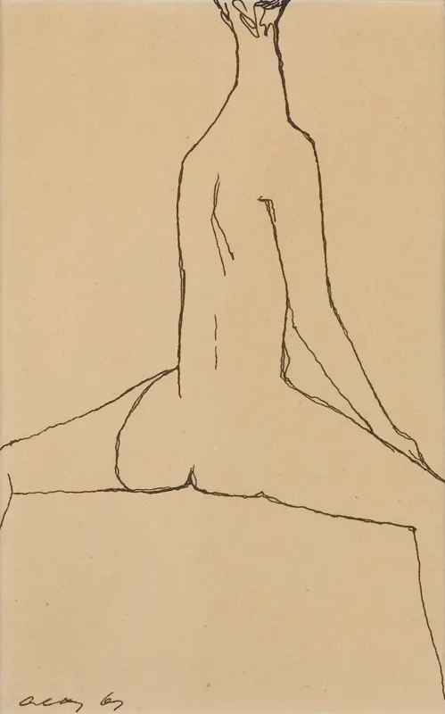 Otto Axer, Akt, 1961