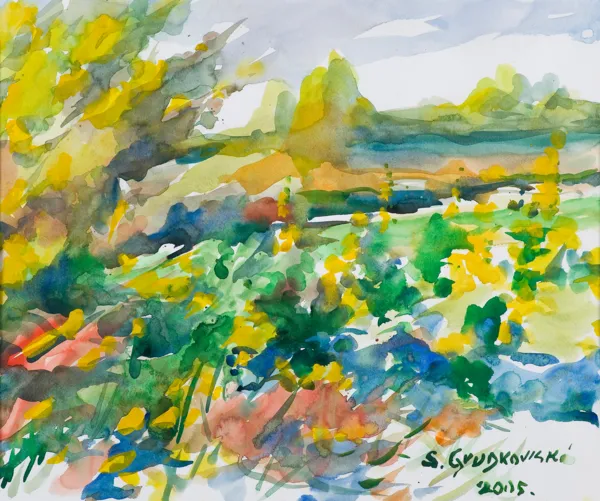 Sergiusz  Grudkowski, W ŚRODKU LATA, Z CYKLU "MAZOWSZE", 2005