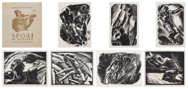 Stanisław  Raczyński, Teka „Sport w grafice”, 1954