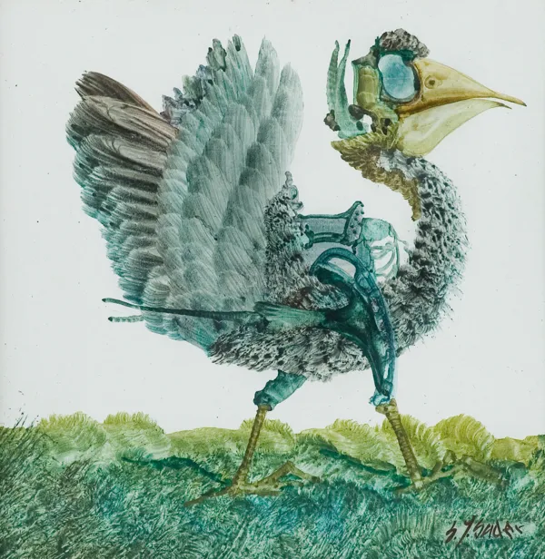 Stanisław Jerzy Suder, Z cyklu „Ptaki-cudaki”, 1985