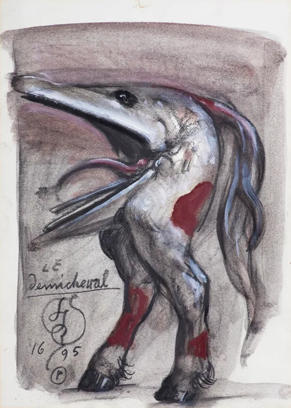 Franciszek Starowieyski, Le demicheval, 1995