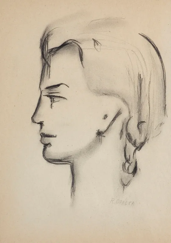 Roman Opałka, Profil kobiety