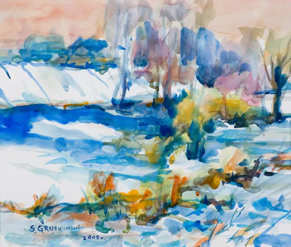 Sergiusz  Grudkowski, NIEBIESKA DOLINA, Z CYKLU "MAZOWSZE", 2005