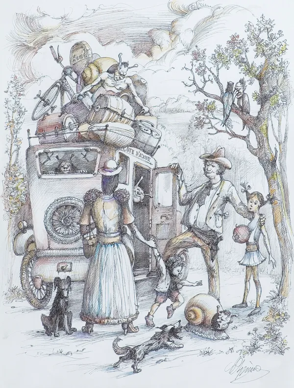 Włodzimierz Szpinger, Z serii "Podróż do Ameryki", 2018