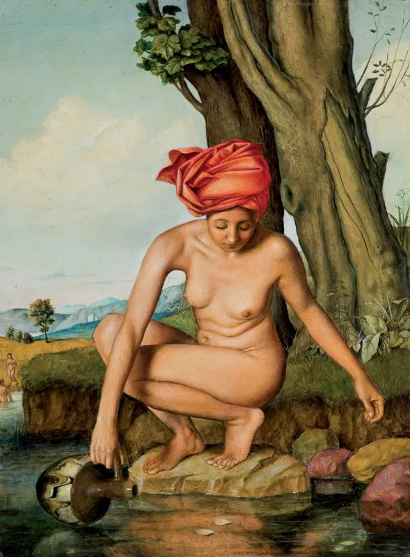 Sławomir Chrystow, DZIEWCZYNA Z DZBANEM NAD WODĄ, 2016