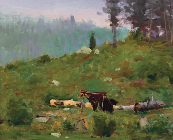 Roman Bratkowski, NA ZBOCZU LASU, ok. 1904