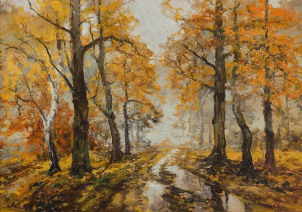 Wiktor Korecki, LEŚNA DROGA JESIENIĄ