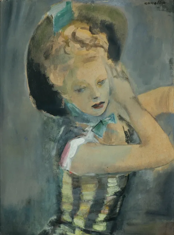 Rajmund Kanelba, PORTRET DZIEWCZYNY W KAPELUSZU