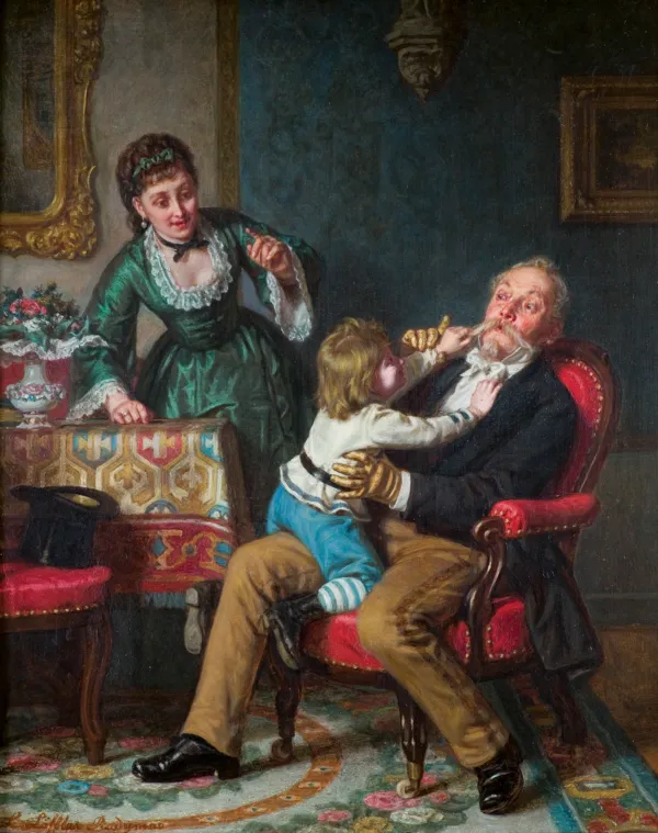 Leopold Loeffler, SZKODA WĄSÓW, ok. 1871