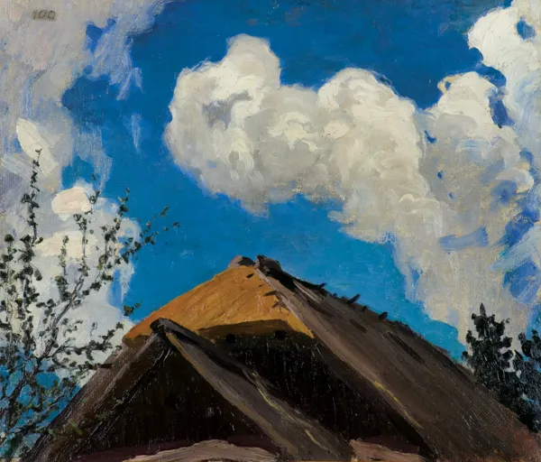 Ferdynand Ruszczyc, STRZECHA I CHMURA, 1900