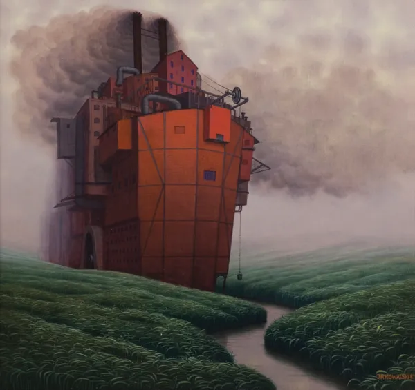 Jacek Yerka, NOWE PRZYGODY HUCKA, 1987