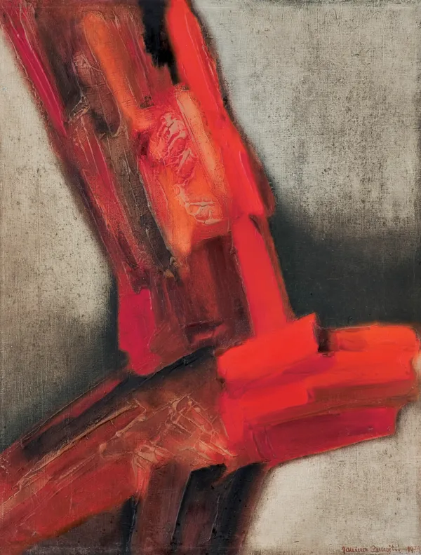 Janina Żemojtel, KOMPOZYCJA ABSTRAKCYJNA, 1974