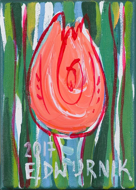 Edward Dwurnik, Tulipan, 2017