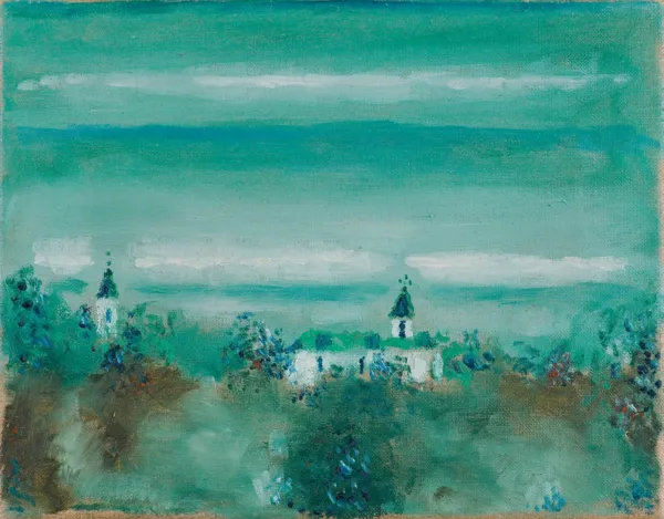 Jerzy Nowosielski, PEJZAŻ ZIELONY, 1988