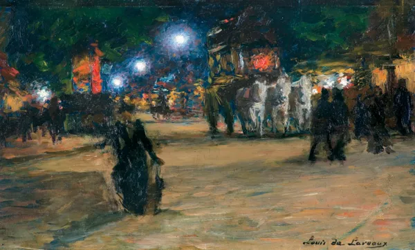 Ludwik De Laveaux, PARYŻ NOCĄ, ok. 1892