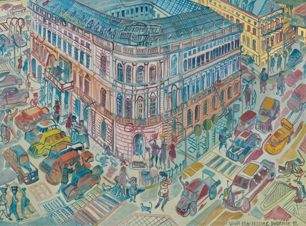 Edward Dwurnik, HOTEL EUROPEJSKI, 1992