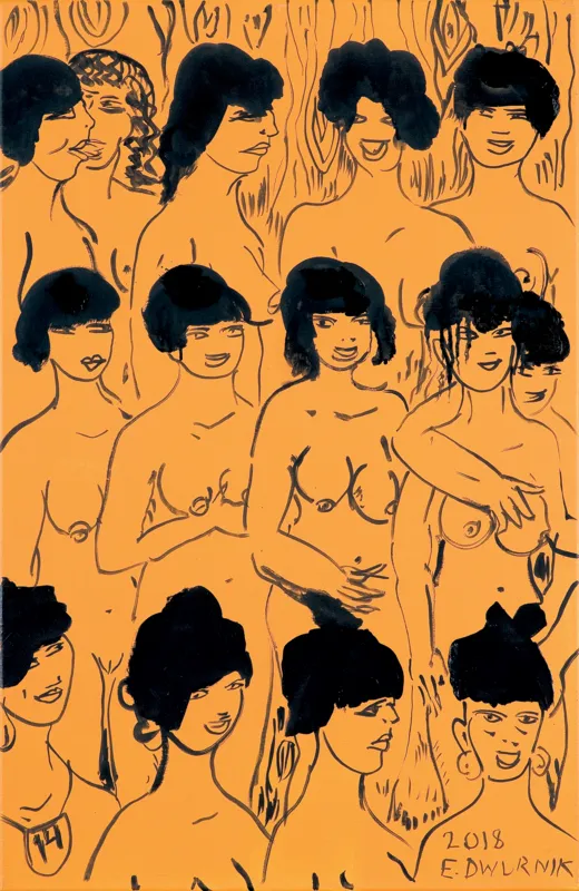 Edward Dwurnik, CZTERNAŚCIE, 2018