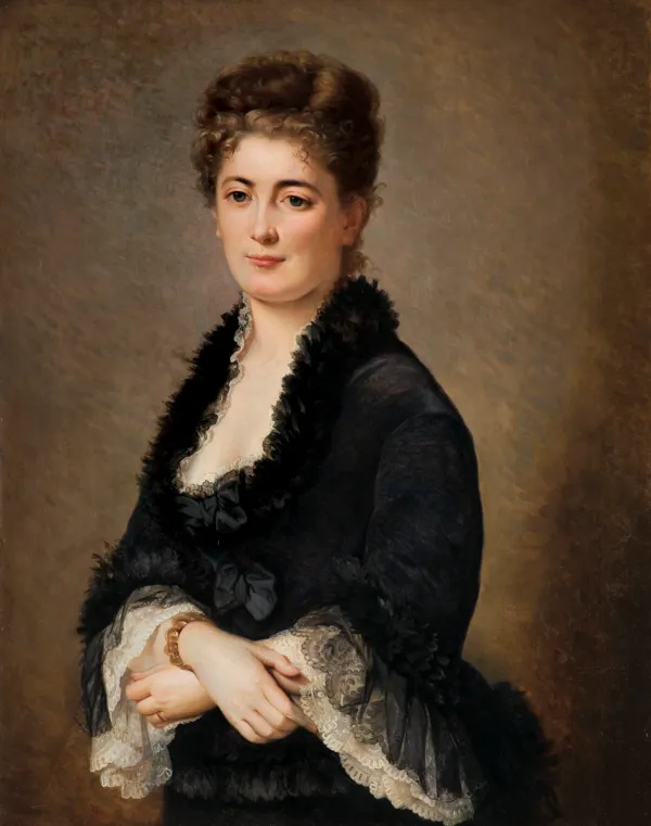 Izydora Mikulska, PORTRET DAMY, 1876