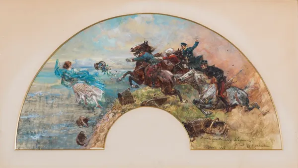 Wojciech Kossak, NA RATUNEK, 1896