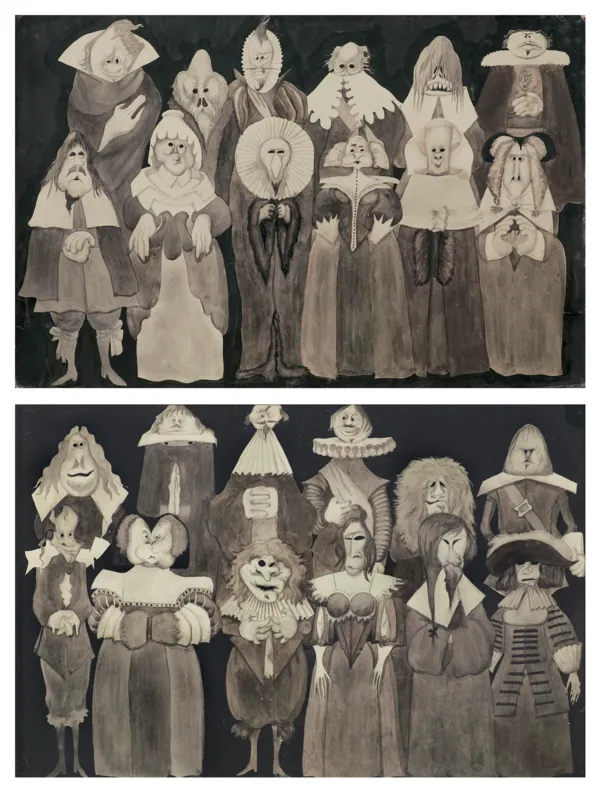 Lidia i Jerzy Skarżyńscy, DIABŁY Z LOUDUN – MASKI W STALLACH, 1969