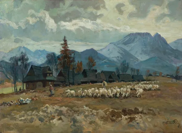 Michał  Stańko, OWCE NA HALI POD GIEWONTEM