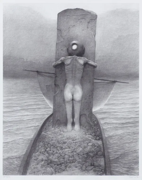 Zdzisław Beksiński, BEZ TYTUŁU 1973/2003