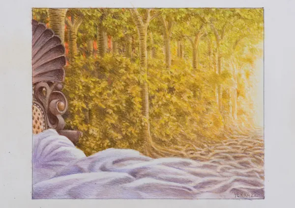 Jacek Yerka, ZŁOTA ALEJA – MIEJSCE POCZĄTKU, 2022