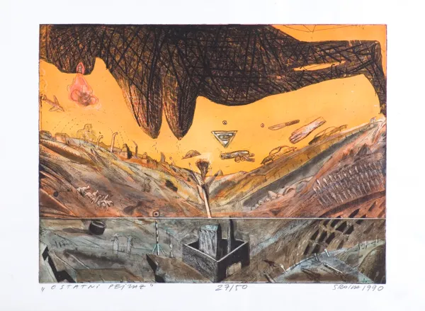 Jacek Sroka, OSTATNI PEJZAŻ, 1990