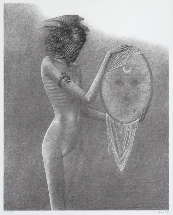 Zdzisław Beksiński, BEZ TYTUŁU, 1973/2003