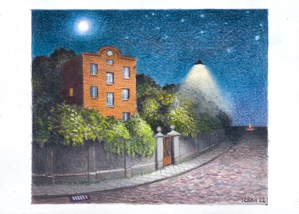 Jacek Yerka, NOCNE PODCHODY, 2022