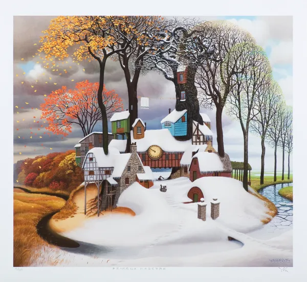 Jacek Yerka, ZIMOWA MADERA, 2015