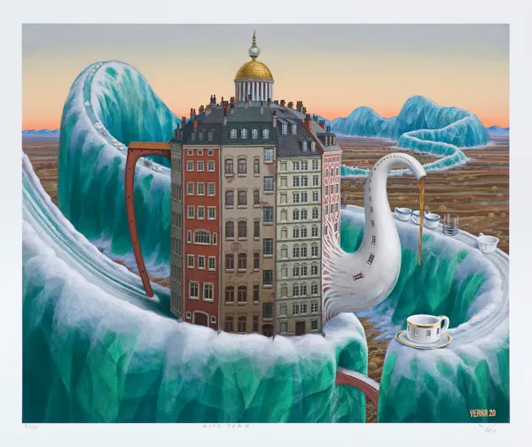 Jacek Yerka, ICE TEA, 2020